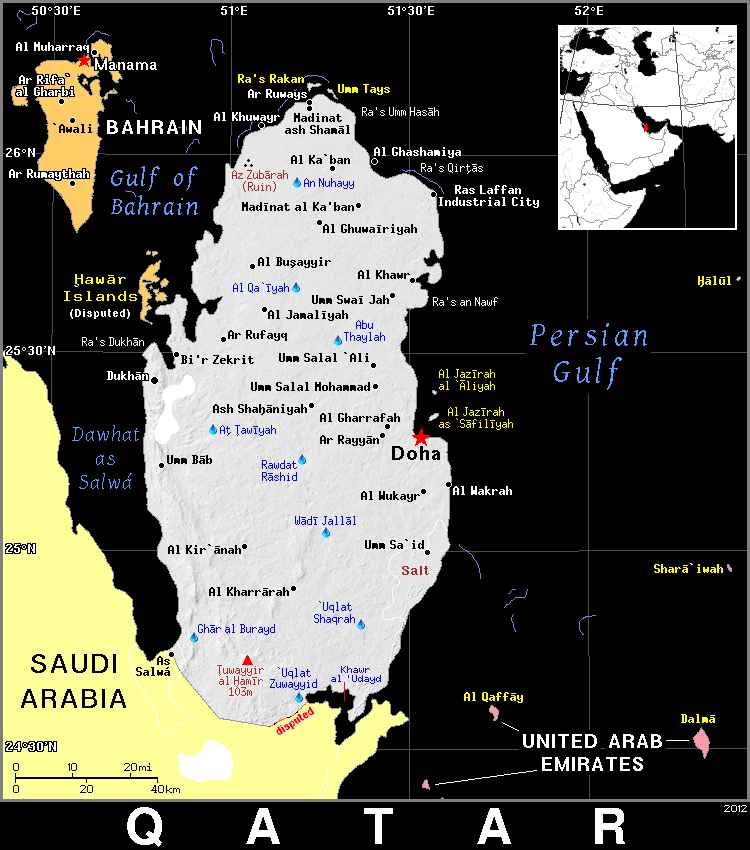Qatar dark detailed