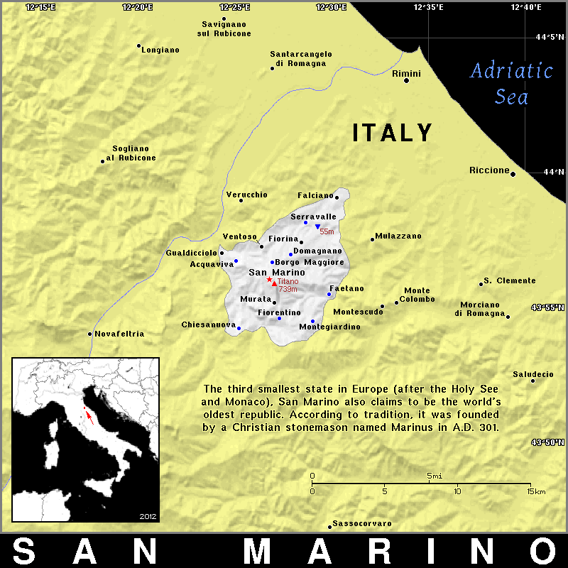San Marino dark detailed