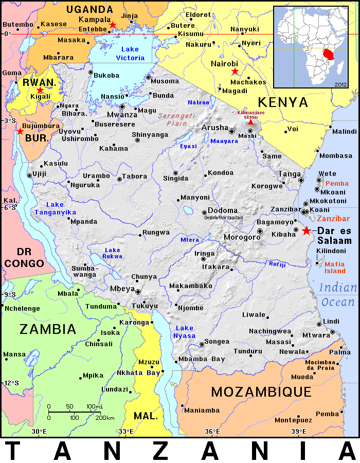 Tanzania detailed