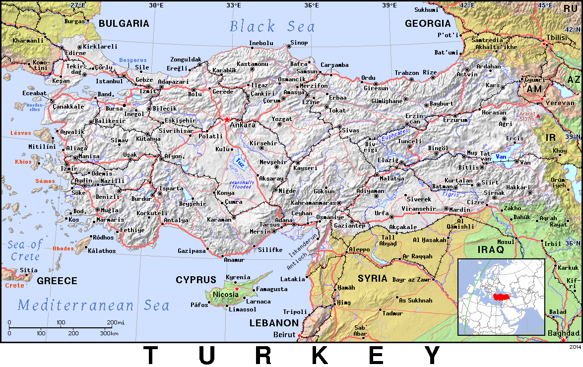Turkey detailed 2