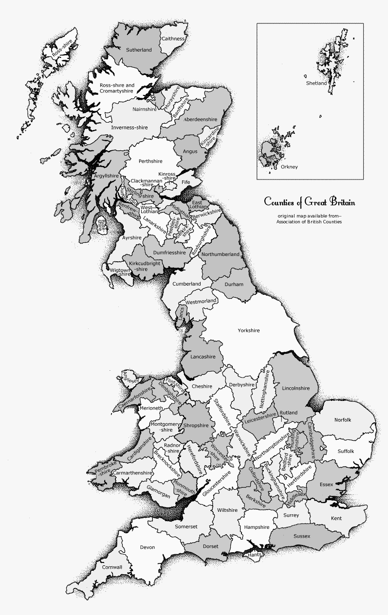 UK counties