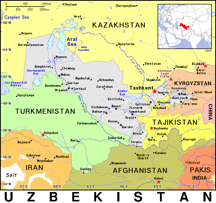 Uzbekistan detailed