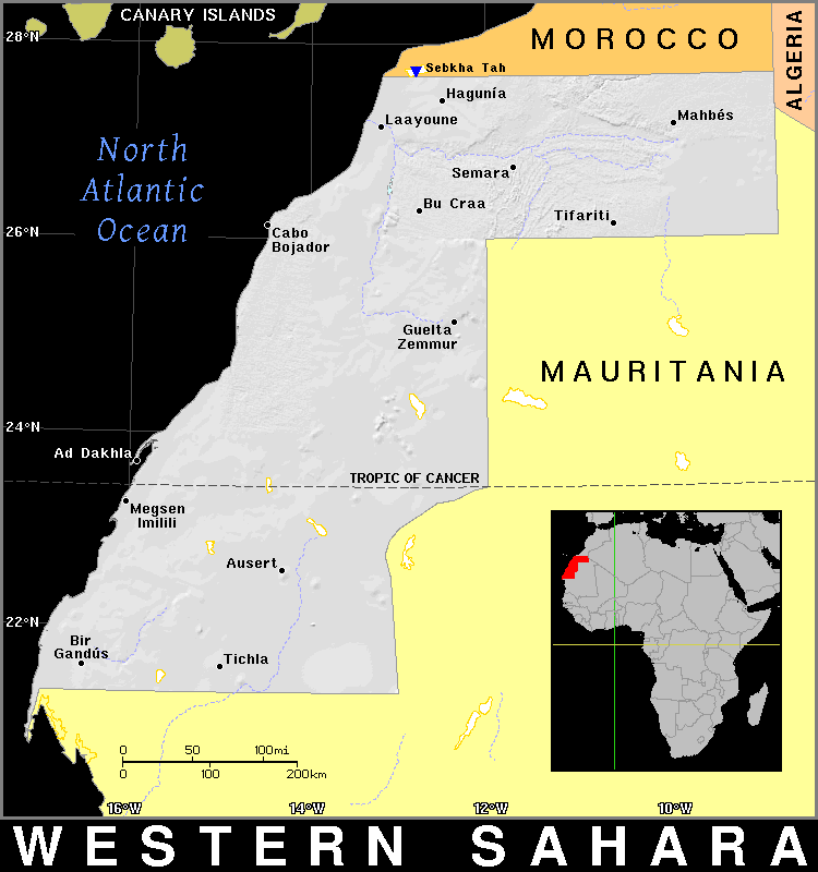 Western Sahara dark