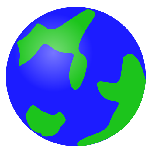 globe abstract green