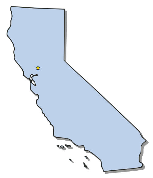 free clipart map of california - photo #7