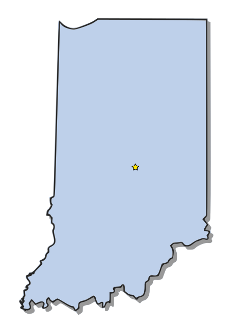 clipart map of indiana - photo #4