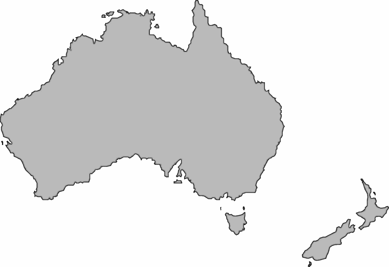 Australia large BW