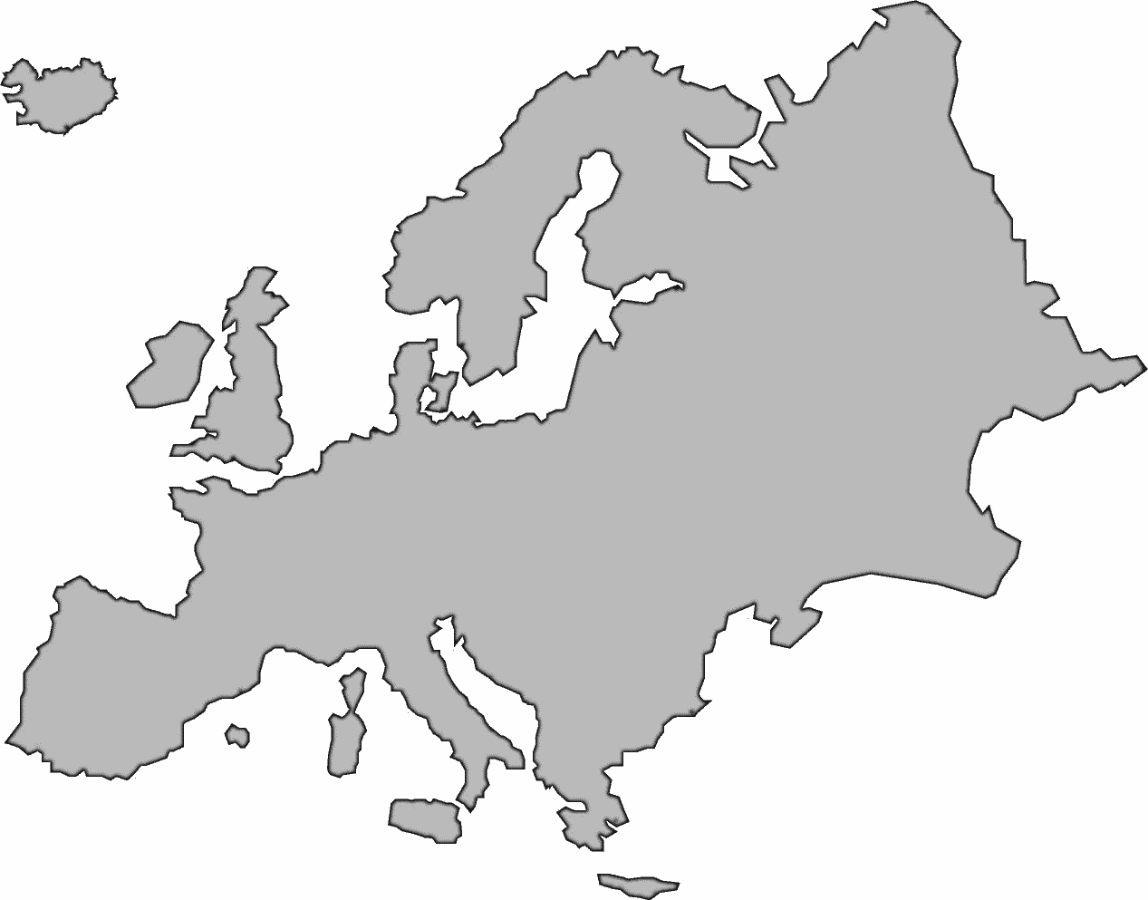 Europe large BW