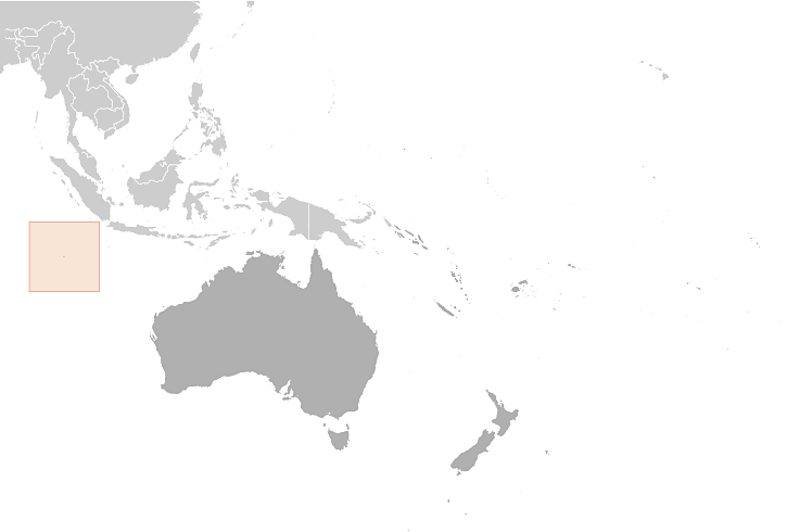 Cocos Islands location