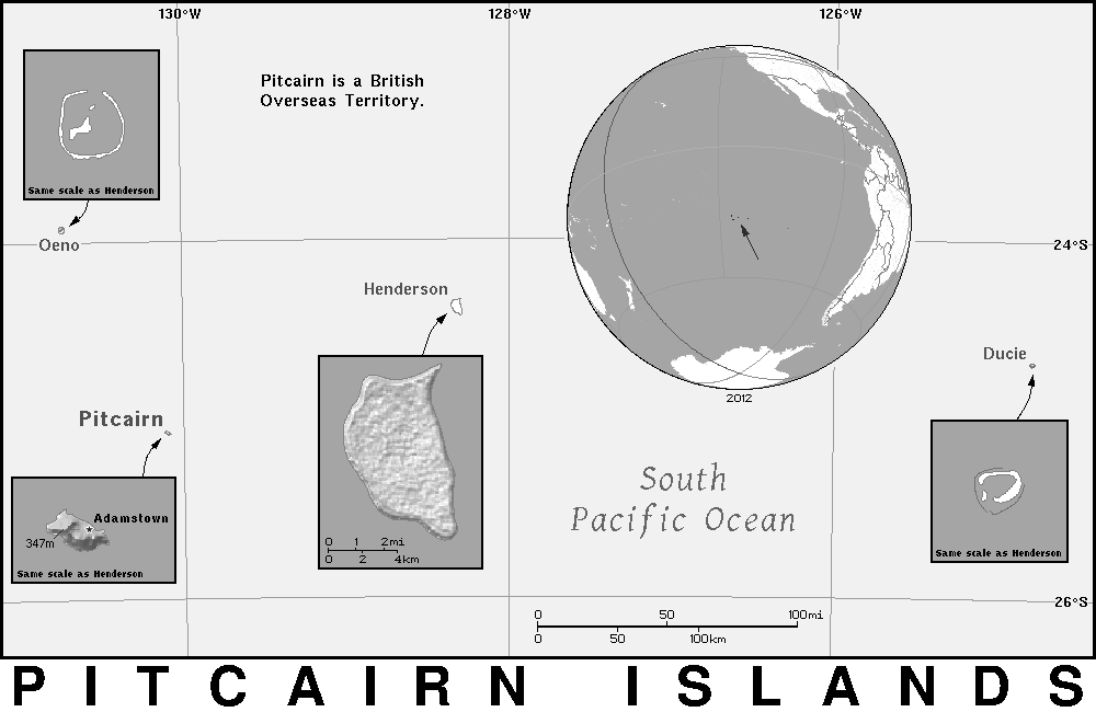Pitcairn Islands BW