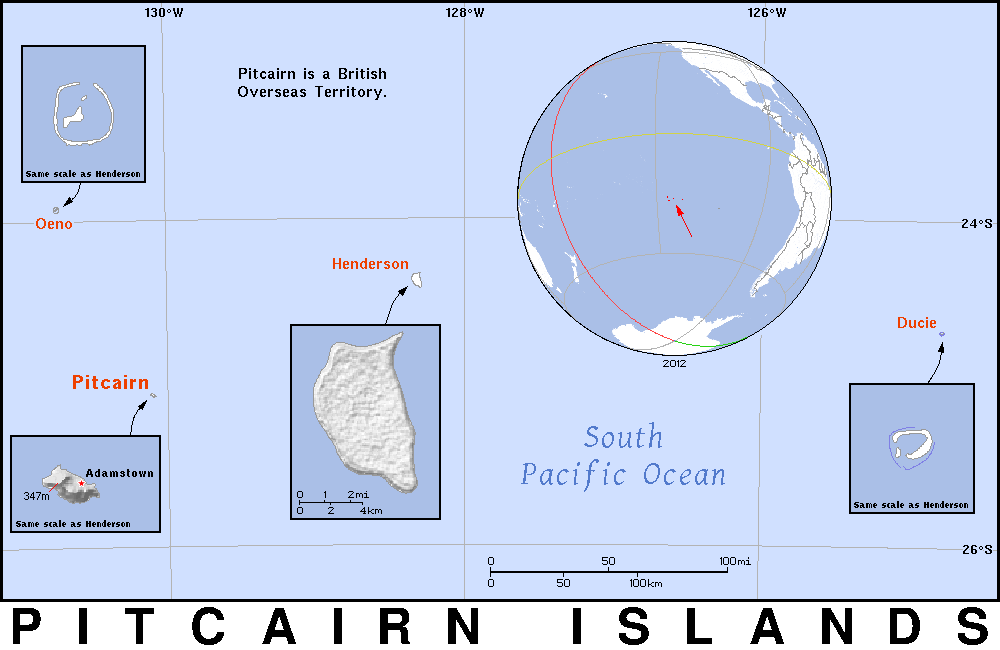 Pitcairn Islands detailed