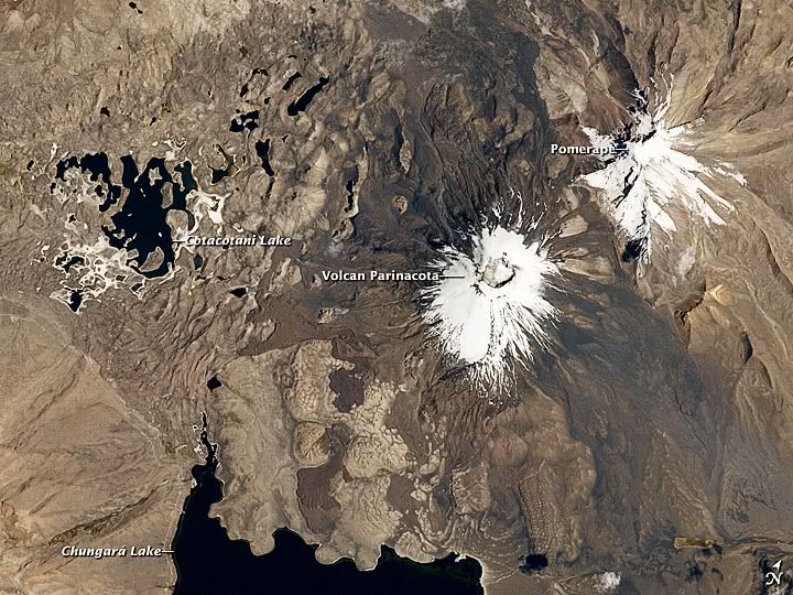 Parinacota Volcano  South America