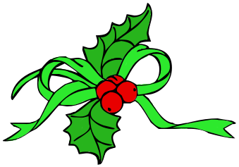ribbon with holly green
