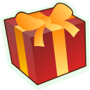 gift box icon red