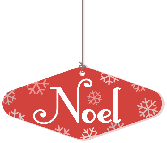 noel hanging ornament