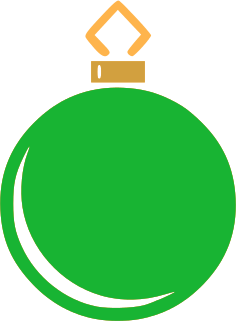 ornament 1 green