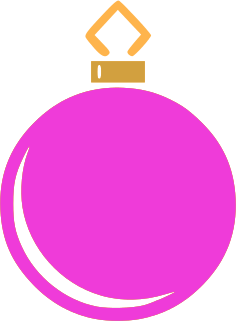 ornament 1 pink