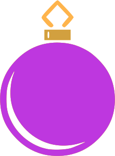 ornament 1 purple
