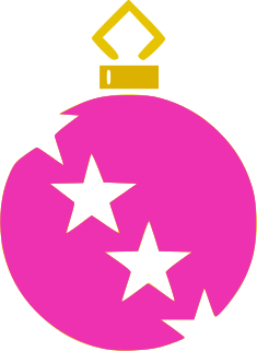 ornament 2 pink