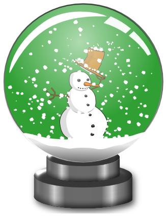 snow globe snowman