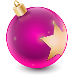 Christmas ball ornament pink