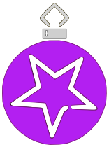 tree ornament 06 purple