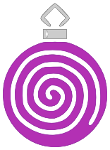 tree ornament 08 purple
