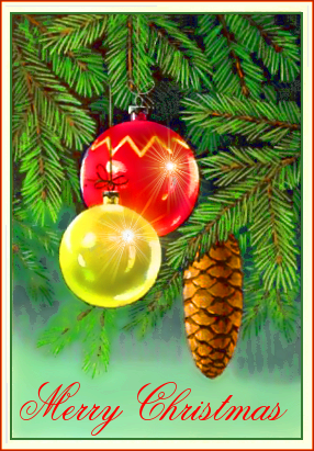 tree ornaments 3 merry
