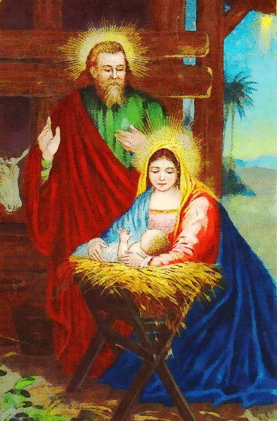 Nativity postcard