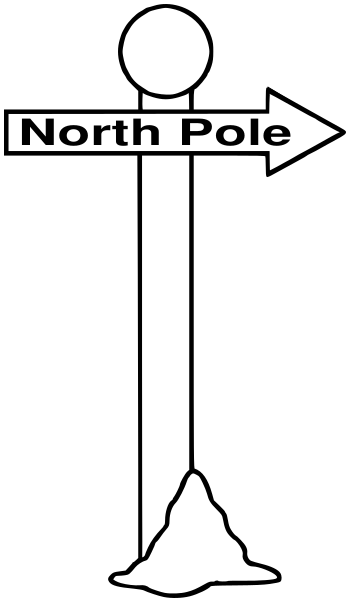 North Pole lineart