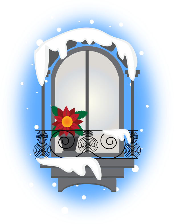 Christmas window 1