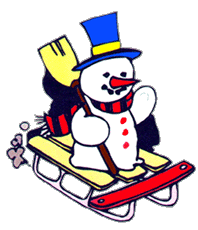 sled snowman
