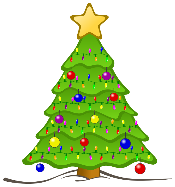 christmas tree animated svg