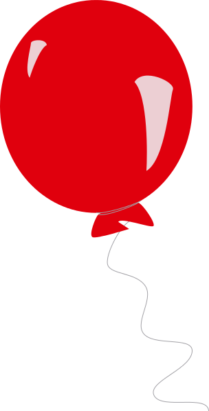 balloon round red