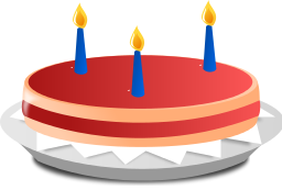 birthday cake 3 candles