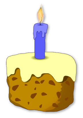 Birthday Cake  Candles on Cake And Candle No Background   Public Domain Clip Art Image