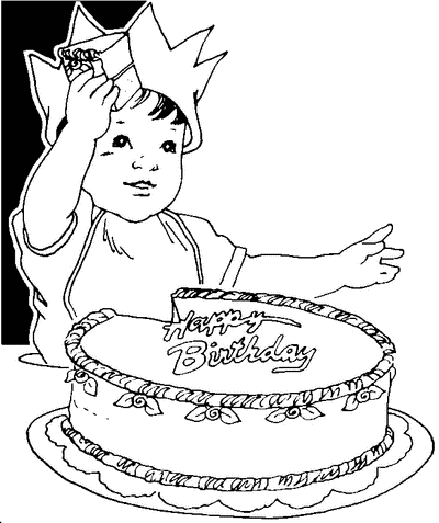 happy birthday cake toddler