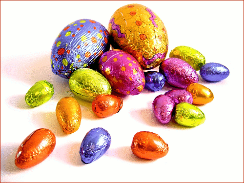 clip art easter eggs border. Easter Clipart Images: EASTER EGGS PICTURE - Public Domain Clip Art Image