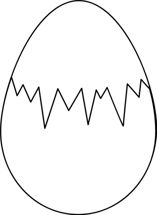 black and white clip art easter eggs. clip art easter eggs border.