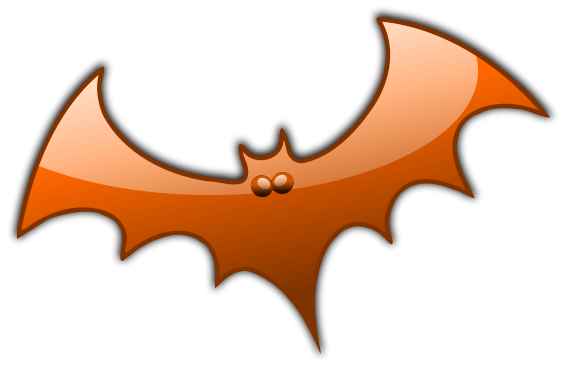 glossy bat orange
