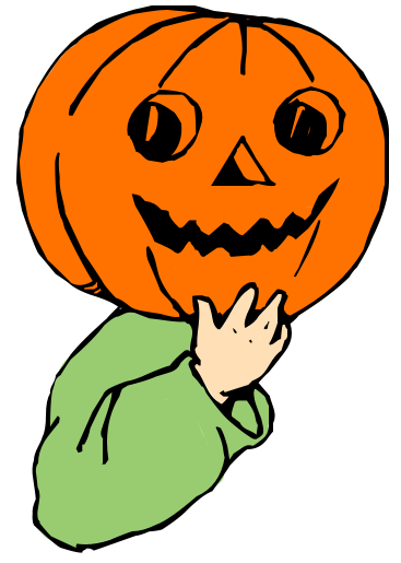 pumpkin head costume