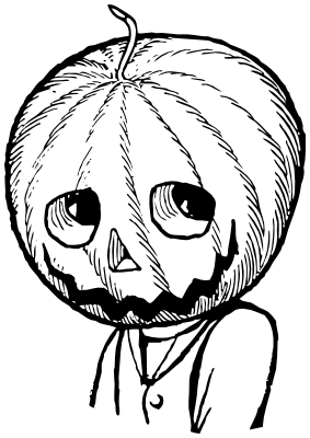 pumpkin head