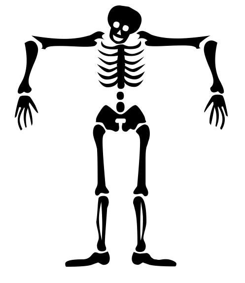 skeleton scarecrow