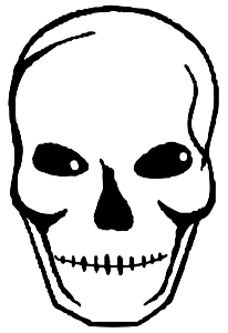 skull looking to side