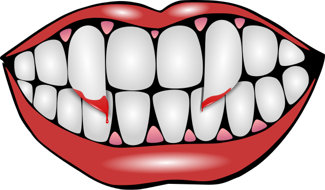 halloween teeth clipart - photo #1