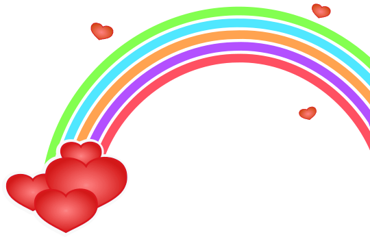 valentine clip art. Valentine Rainbow