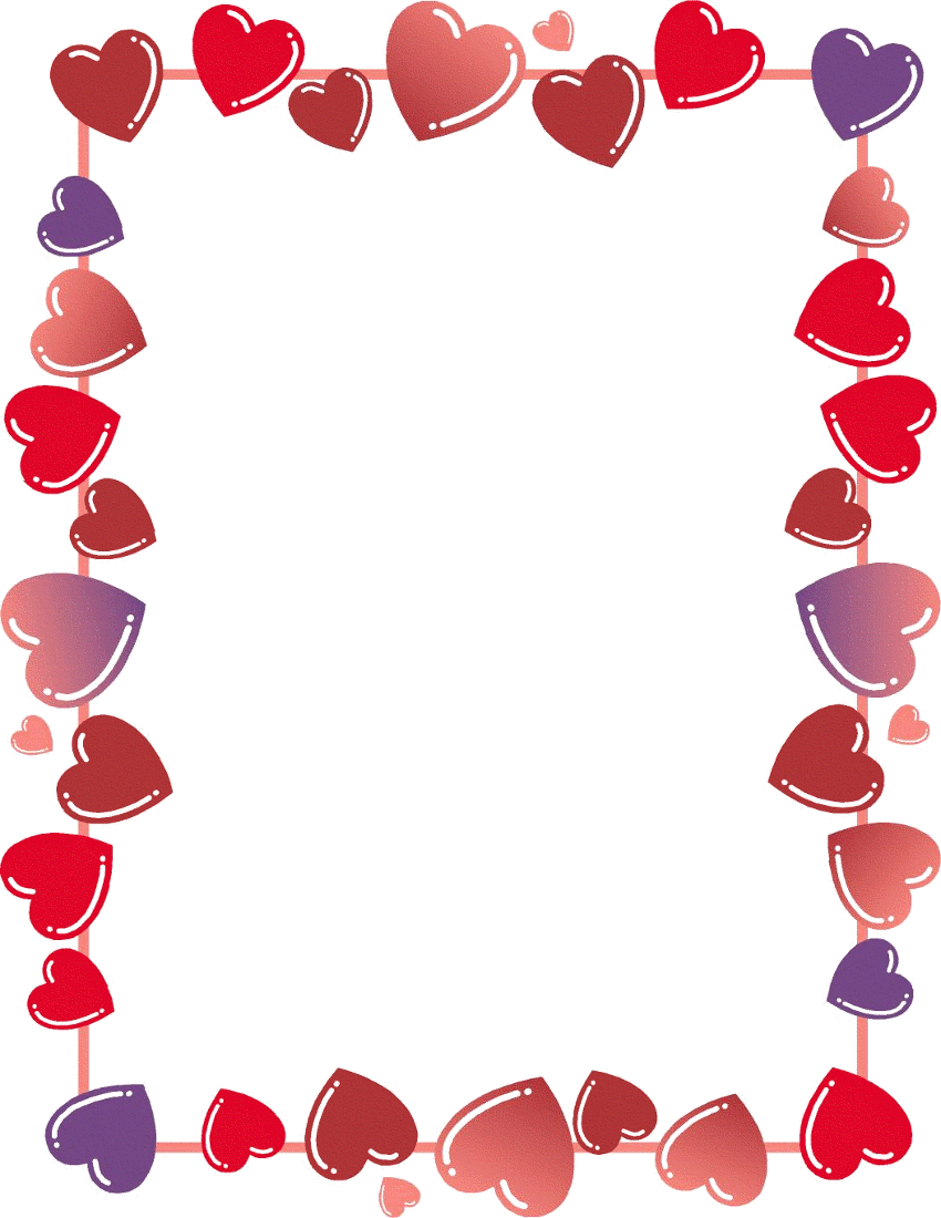 valentine heart clip art borders - photo #5