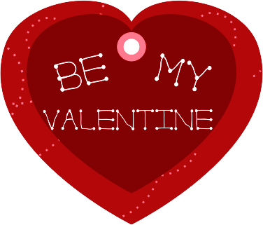 valentine heart shape. Be My Valentine Heart Shaped