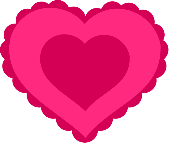pink valentine heart clipart - photo #4