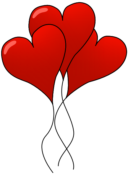 valentine balloon clip art - photo #8